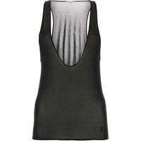 SAINT LAURENT V-Neck Sleeveless Tank Top