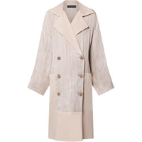 LOUIS VUITTON Fluid Striped Coat