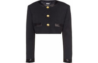 MIU MIU Cropped Coat Women's Black