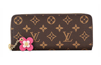 LOUIS VUITTON Coated Canvas Card Holder, Wallet Women's Brown