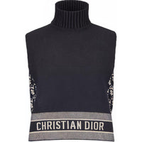 DIOR Dior Fw22 'Alps' Capsule Collection Sweater Women's Navy Blue