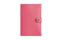 HERMES Evercolor Calfskin Passport Holder Women's Camellia Pink