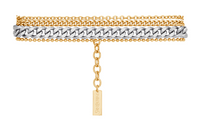 SAINT LAURENT 18K Gold Bracelets Women's Gold, Silver