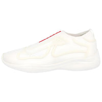 PRADA Wear-Resistant Low-Top Casual Shoes Men's White