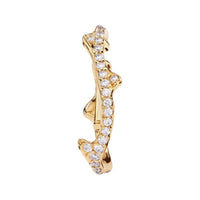 DIOR Yellow Gold Clip-On Earrings Women's Gold