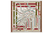 HERMES Silk Scarves Women's White