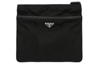 PRADA Polyurethane Shoulder Bag Regular Men's Black