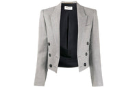 SAINT LAURENT Business Suits Women's Gray