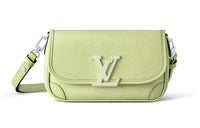 LOUIS VUITTON Epi Grain Cow Leather Crossbody Bag, Shoulder Bag Women's Green