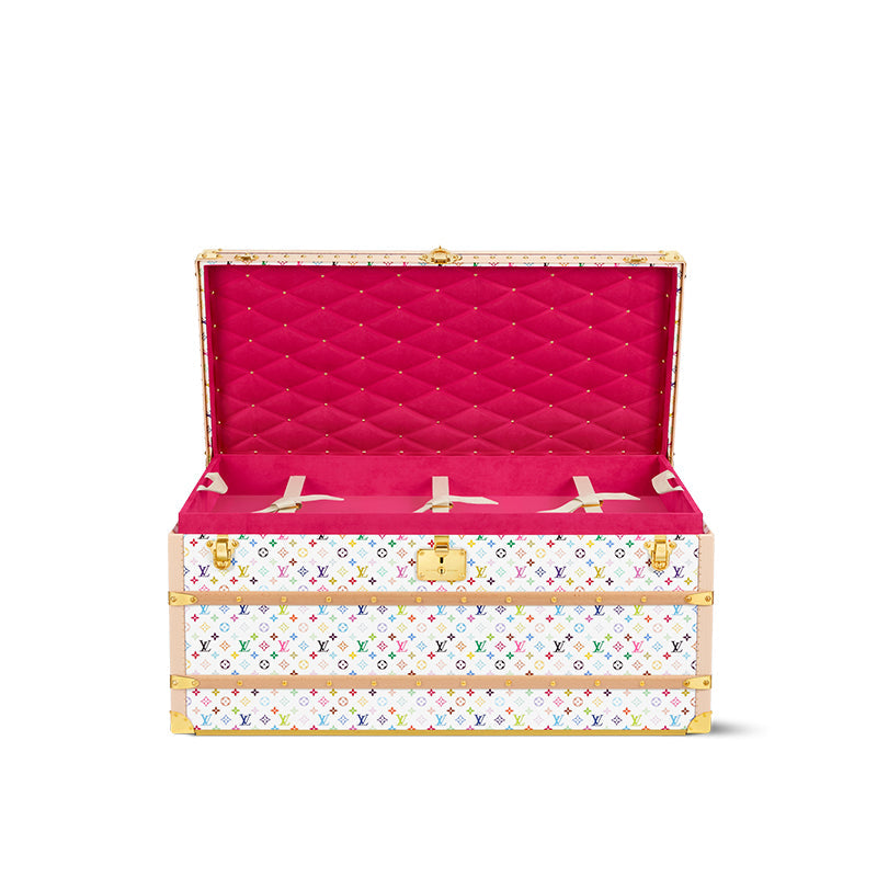 LOUIS VUITTON X Takashi Murakami Courrier Lozine 110 White Multicolored