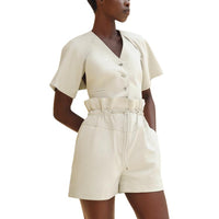 HERMES SS24 Casual Shorts Women's Foam White