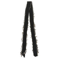 SAINT LAURENT Silk Silk Scarves Women's Black