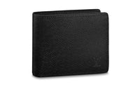 LOUIS VUITTON Slender Wallet Taiga Black