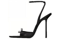 SAINT LAURENT NUIT One Strap Sandals Women's Black