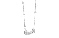 CHANEL Necklaces Women's Silvery White