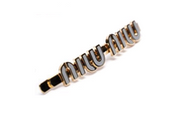 MIU MIU Hair Clips Women's Black