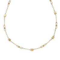 CELINE Gold-Plated Necklaces Women's Gold