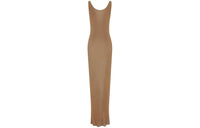 SAINT LAURENT Sleeveless Dress Women's Brown