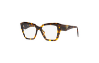 PRADA Acetate Irregular Shape Eyeglass Frames Women's Tortoiseshell