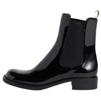 MIU MIU Short Chelsea Boots Women's Black