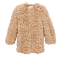 SAINT LAURENT Fur Women's Yellow