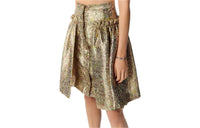 CHANEL Spring/Summer 2023 Casual Long Skirts Women's Gold