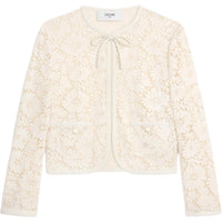 CELINE SS25 Jackets & Coats Women's Ivory White