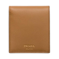 PRADA Leather Wallet Men's Brown