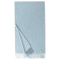 Loro Piana Cashmere Knit Scarves Men's Stars Blue