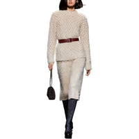 CHANEL Casual Pants Women's Beige