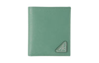 PRADA Saffiano Leather Wallet Men's Sage Green