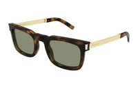 SAINT LAURENT Square Frame Recycled Acetate Sunglasses