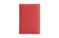 HERMES Epsom Calfskin Card Holder Mini Women's 9T Capucine Orange Red