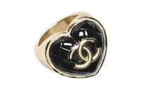 CHANEL Rings Women's Black