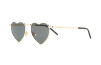 SAINT LAURENT Metal Irregular Shape Sunglasses Women's Gold