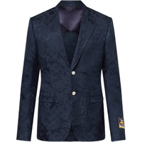LOUIS VUITTON Business Suit Coat Men's Marine Blue