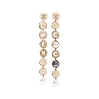 CHANEL 2019 Cc Drop Earrings