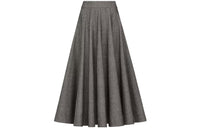 DIOR Casual Long Skirts Women's Gray
