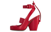 LOUIS VUITTON Trinity Strap Sandals Women's Red