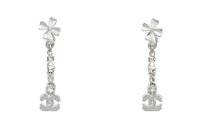 CHANEL Earrings Women's Silver