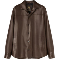 Loro Piana FW24 Leather Jacket Men's Khaki