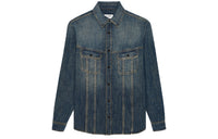 SAINT LAURENT FW21 Shirt Men's Blue
