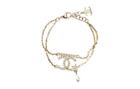 CHANEL Bracelets Women's Gold, White