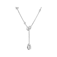 CHANEL 18K Gold Necklaces Unisex Silver