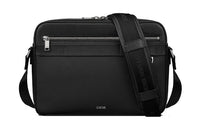 DIOR Grained Calfskin Messenger Bag Shoulder Bag Crossbody Bag Regular Men's Black