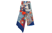 HERMES Silk Scarves Women's Multicolor