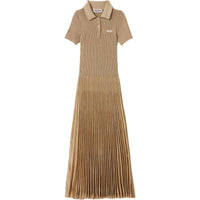 MIU MIU Short-Sleeved Dresses Women's Gold