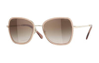 CHANEL Plastic Butterfly Sunglasses Women's Brown