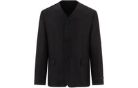 PRADA Single Breasted Mohair Wool Jacket Jackets Coats Men's Black