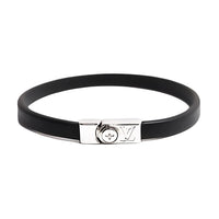 LOUIS VUITTON Calfskin Bangles Men's Black